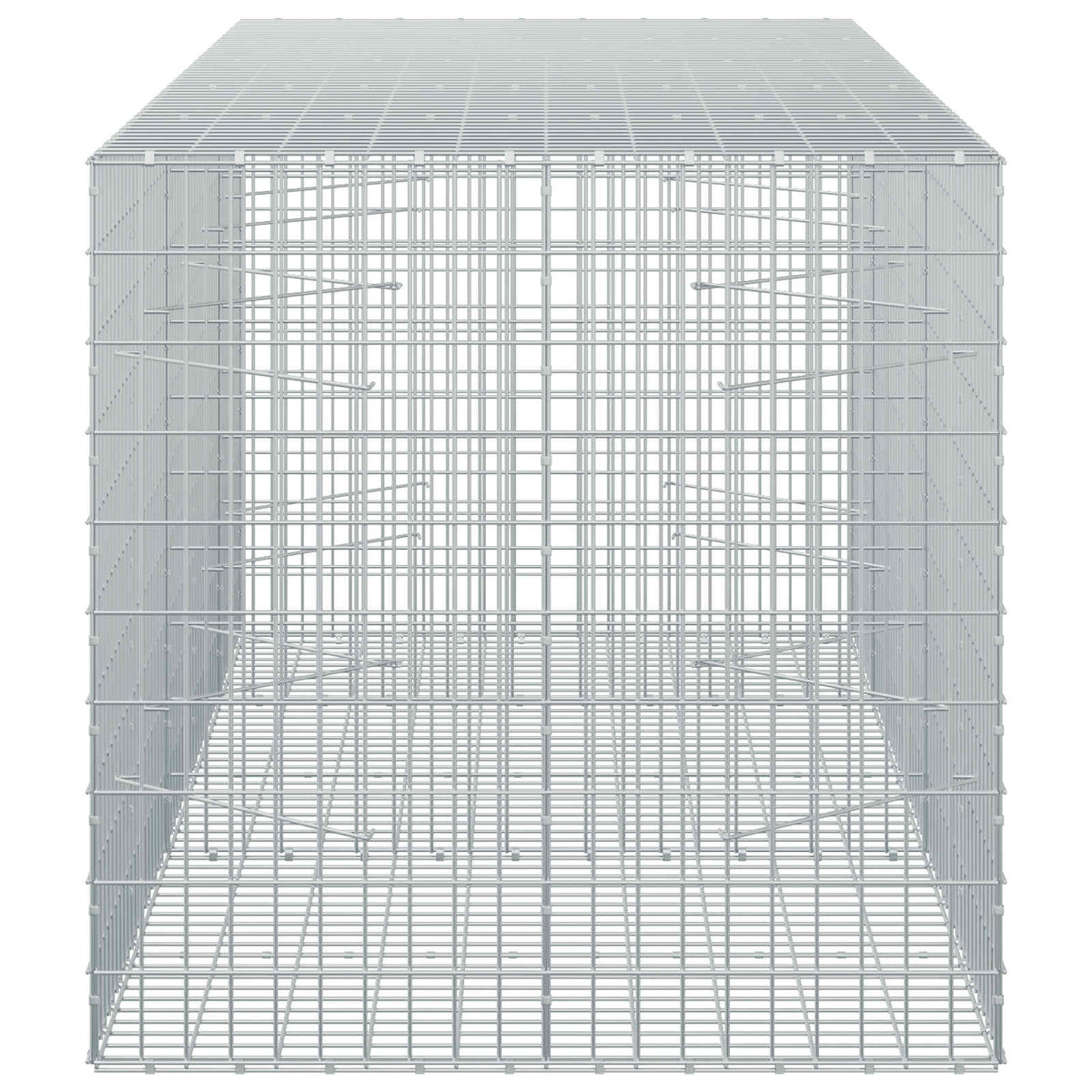 Gabion with 3.5 mm Wire and 5x10 cm Mesh 250x100x100 cm