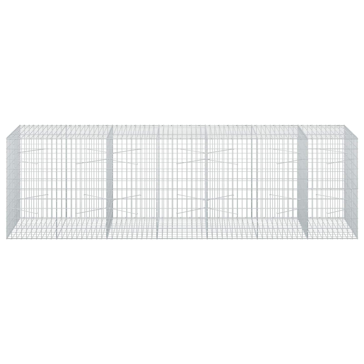 Gabion with 3.5 mm Wire and 5x10 cm Mesh 350x100x100 cm