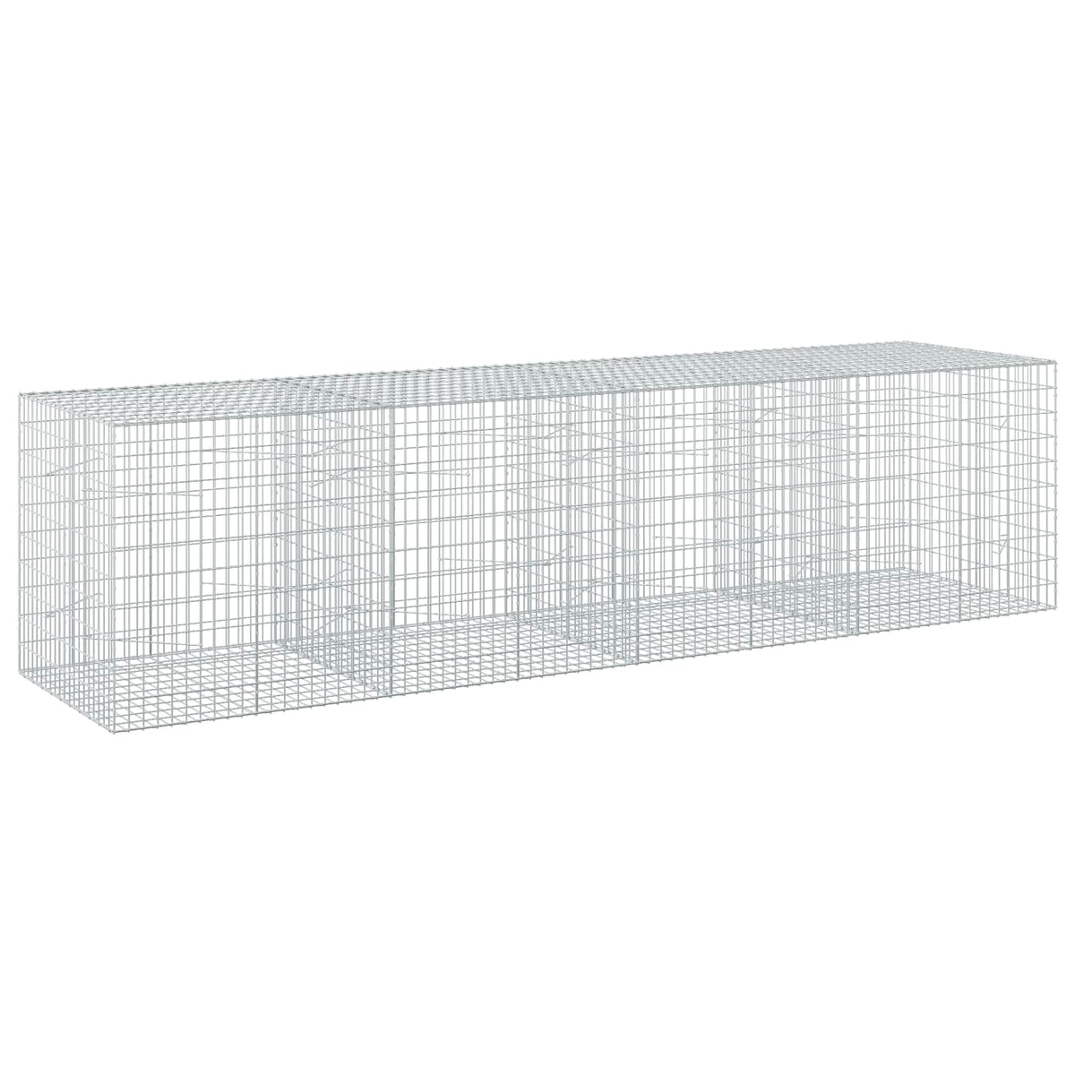 Gabion with 3.5 mm Wire and 5x10 cm Mesh 400x100x100 cm