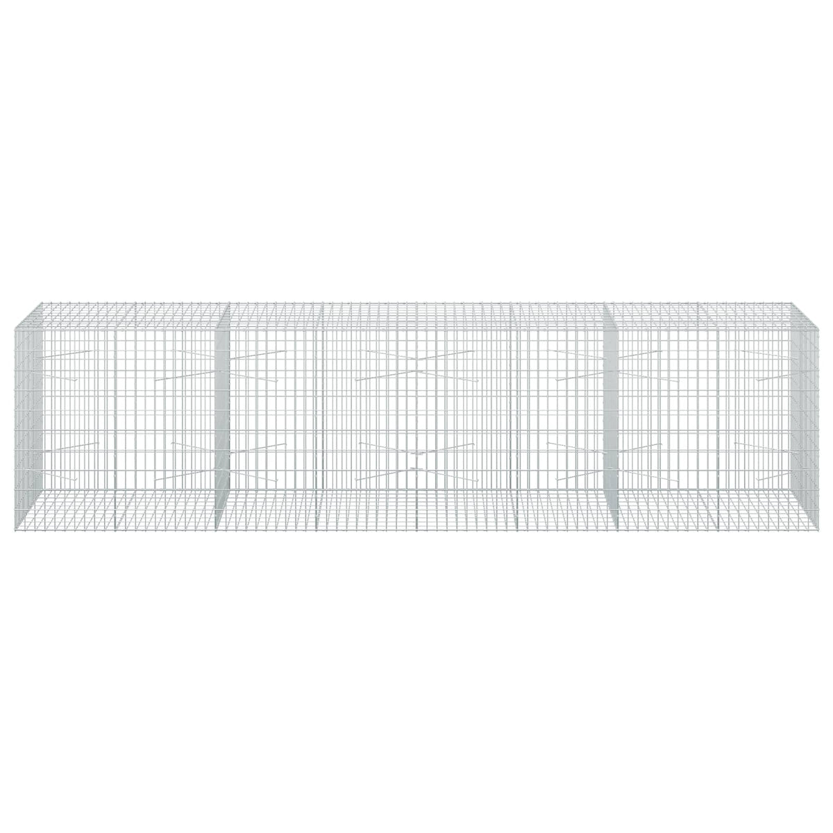 Gabion with 3.5 mm Wire and 5x10 cm Mesh 400x100x100 cm