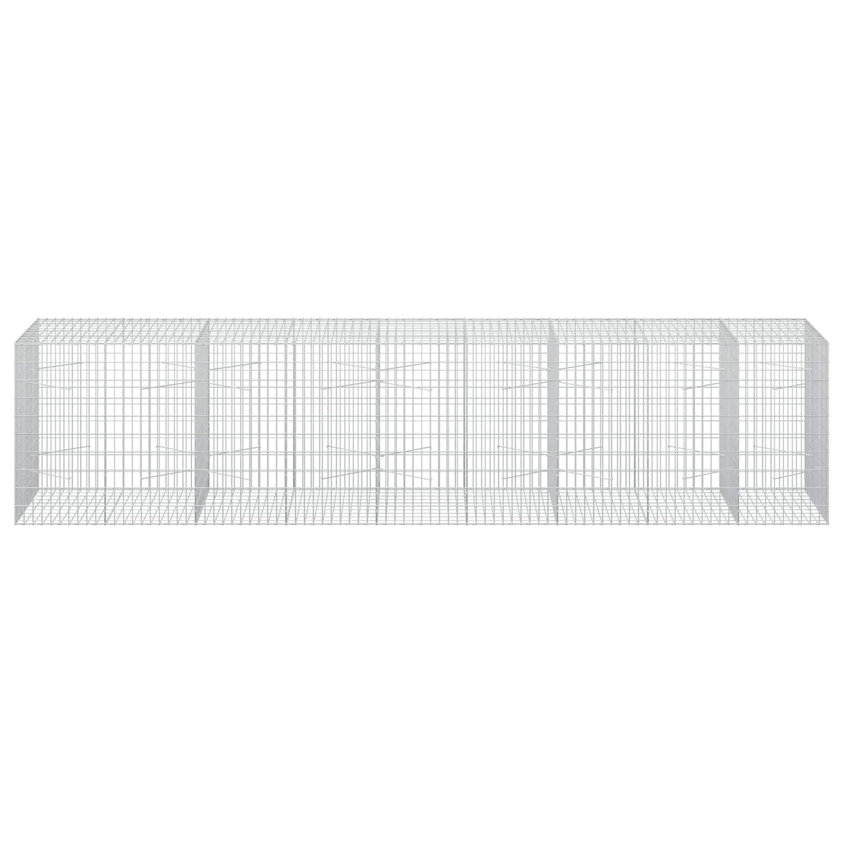 Gabion with 3.5 mm Wire and 5x10 cm Mesh 450x100x100 cm