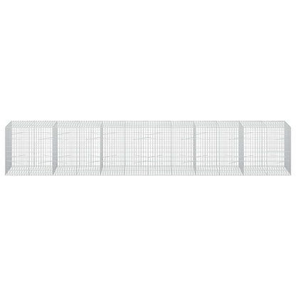 Gabion with 3.5 mm Wire and 5x10 cm Mesh 600x100x100 cm
