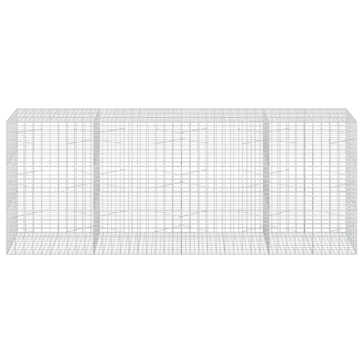 Gabion with 3.5 mm Wire and 5x10 cm Mesh 400x100x150 cm