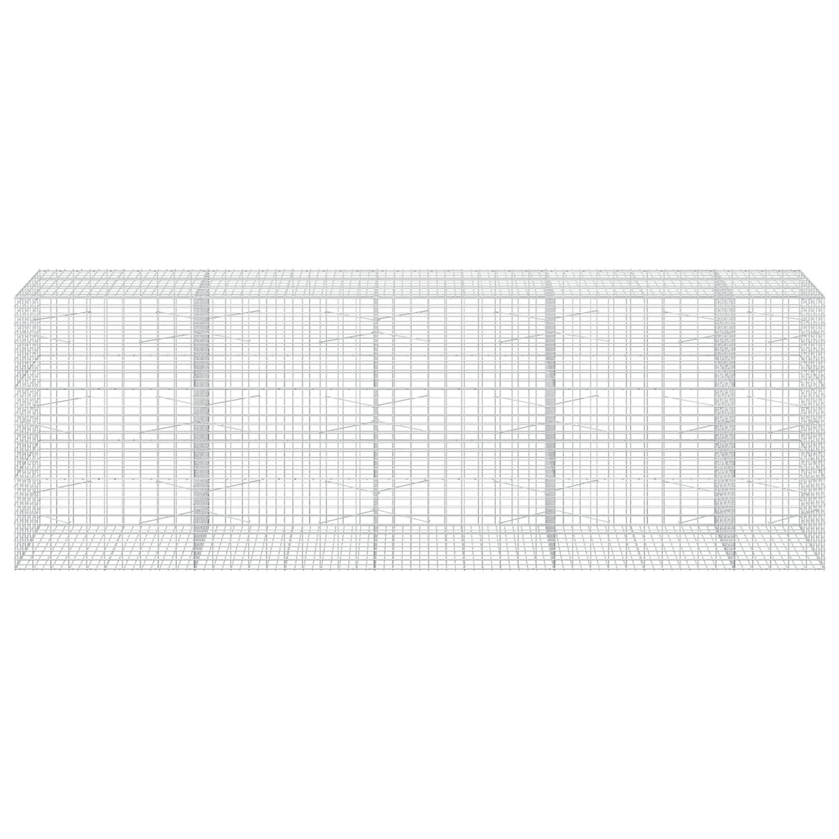 Gabion with 3.5 mm Wire and 5x10 cm Mesh 450x100x150 cm