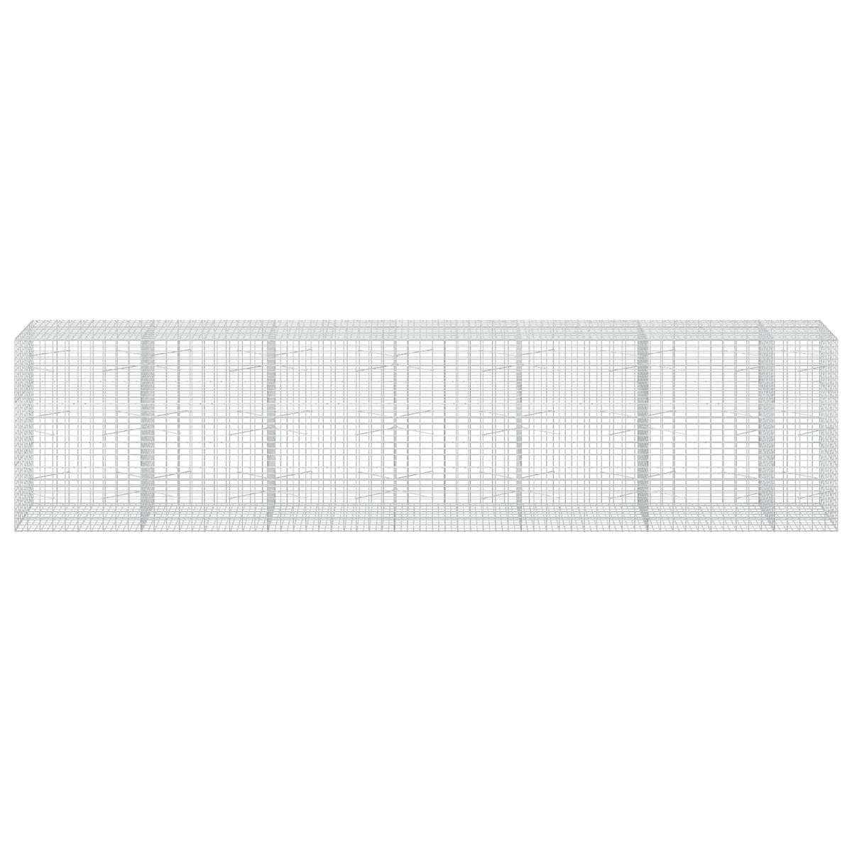 Gabion with 3.5 mm Wire and 5x10 cm Mesh 650x100x150 cm