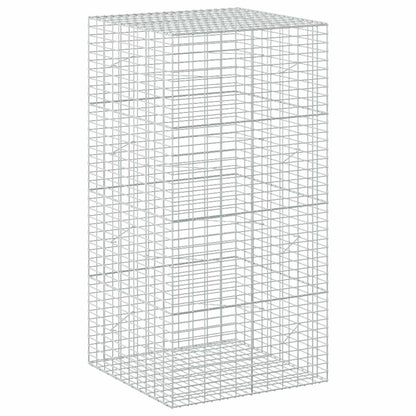 Gabion with 3.5 mm Wire and 5x10 cm Mesh 100x100x200 cm