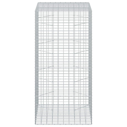 Gabion with 3.5 mm Wire and 5x10 cm Mesh 100x100x200 cm