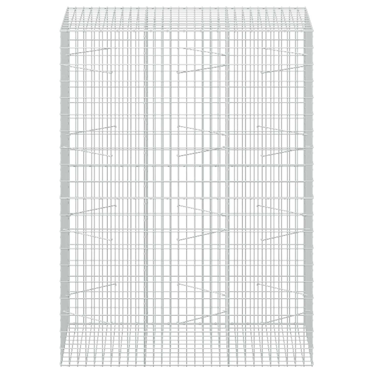Gabion with 3.5 mm Wire and 5x10 cm Mesh 150x100x200 cm