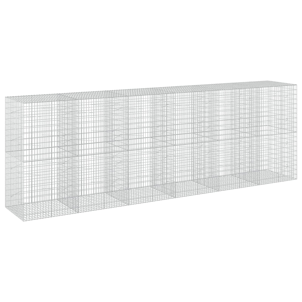 Gabion with 3.5 mm Wire and 5x10 cm Mesh 600x100x200 cm