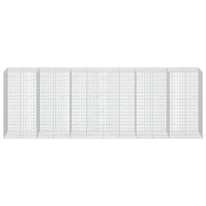 Gabion with 3.5 mm Wire and 5x10 cm Mesh 600x100x200 cm