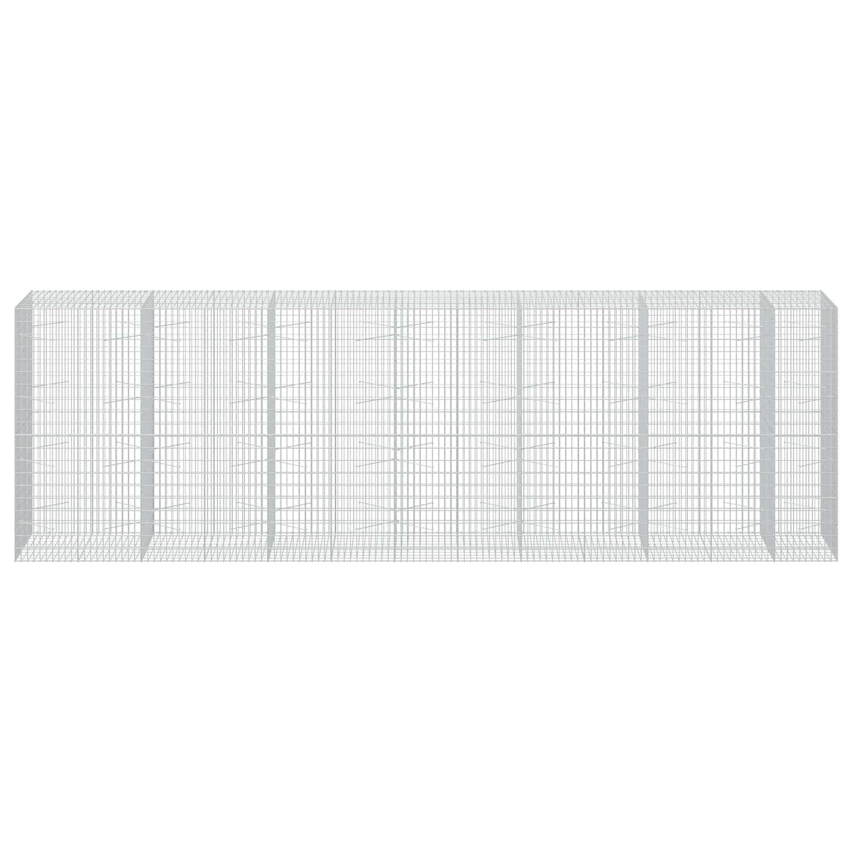 Gabion with 3.5 mm Wire and 5x10 cm Mesh 650x100x200 cm