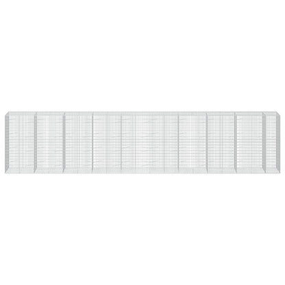 Gabion with 3.5 mm Wire and 5x10 cm Mesh 950x100x200 cm