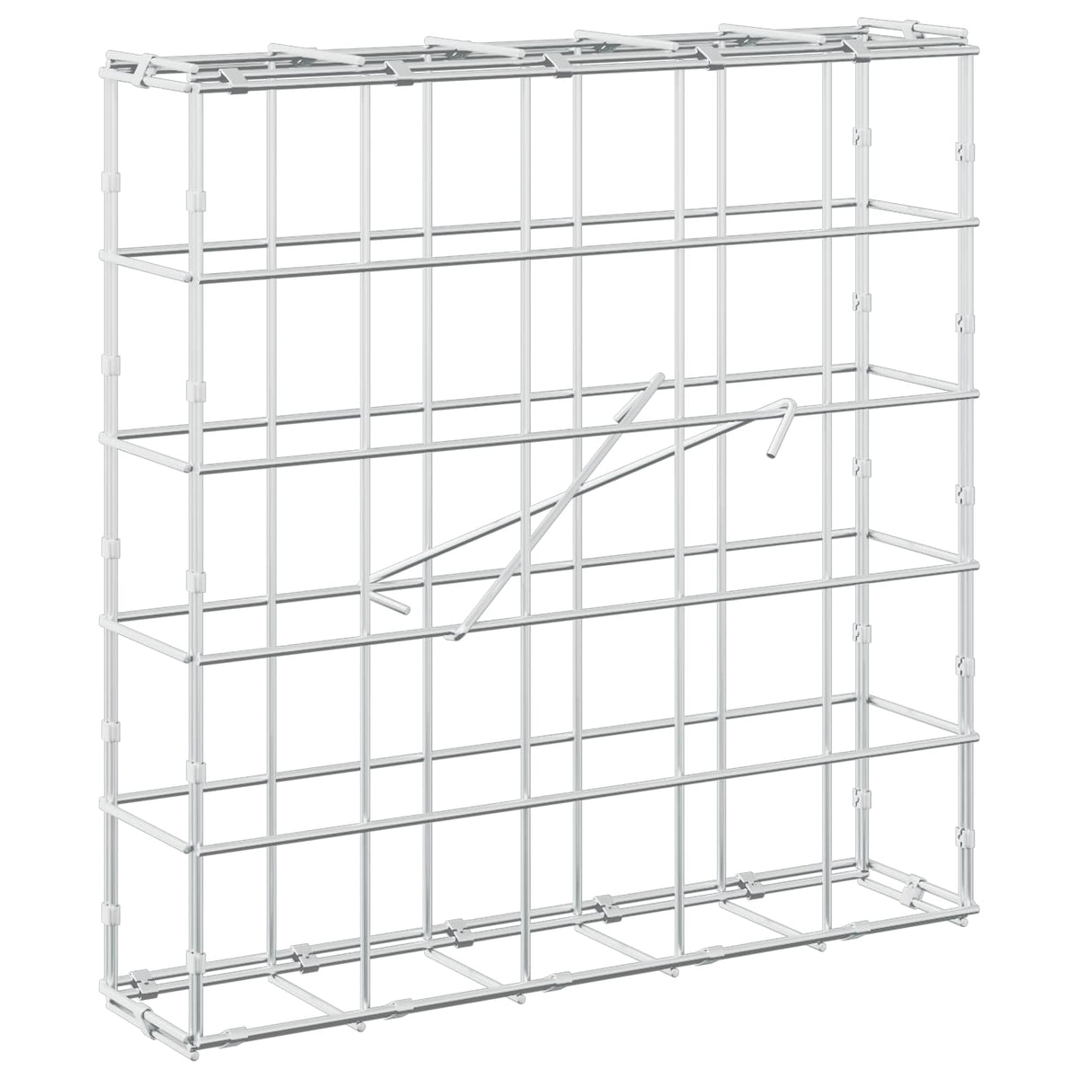 Gabion with 3.5 mm Wire and 10x10 cm Mesh 50x10x50 cm