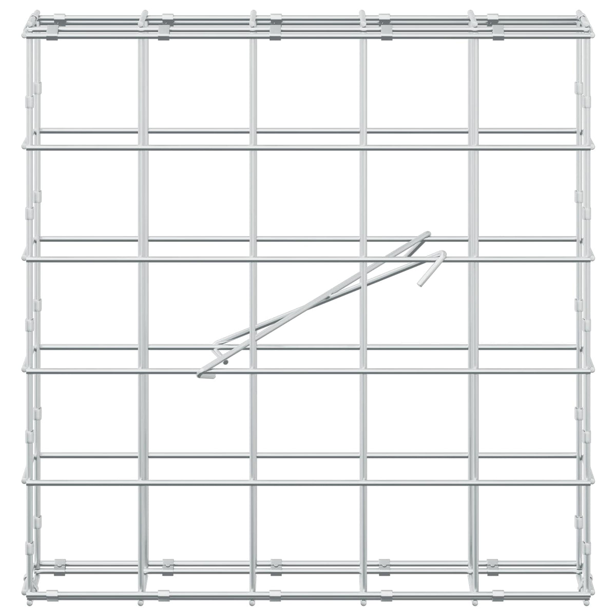 Gabion with 3.5 mm Wire and 10x10 cm Mesh 50x10x50 cm