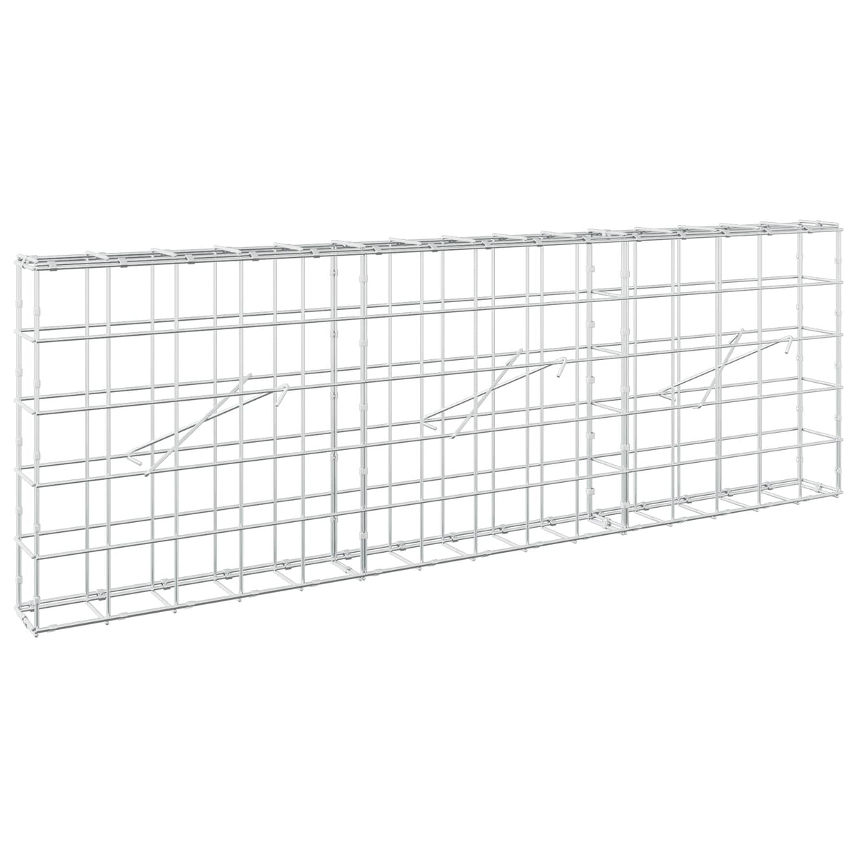 Gabion with 3.5 mm Wire and 10x10 cm Mesh 150x10x50 cm