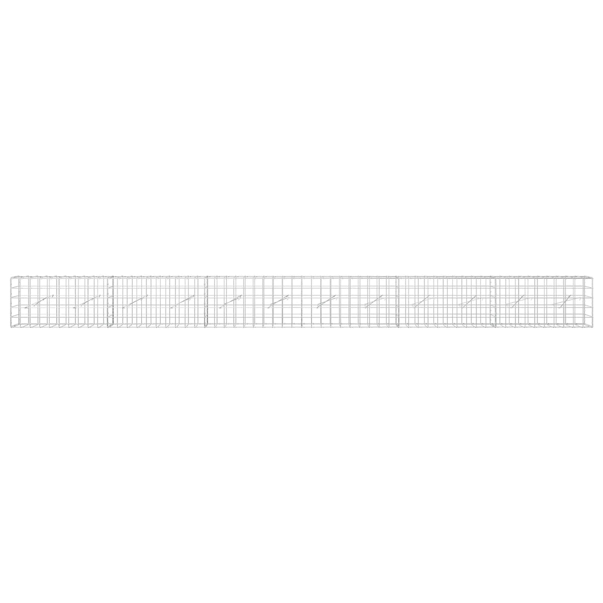 Gabion with 3.5 mm Wire and 10x10 cm Mesh 600x10x50 cm