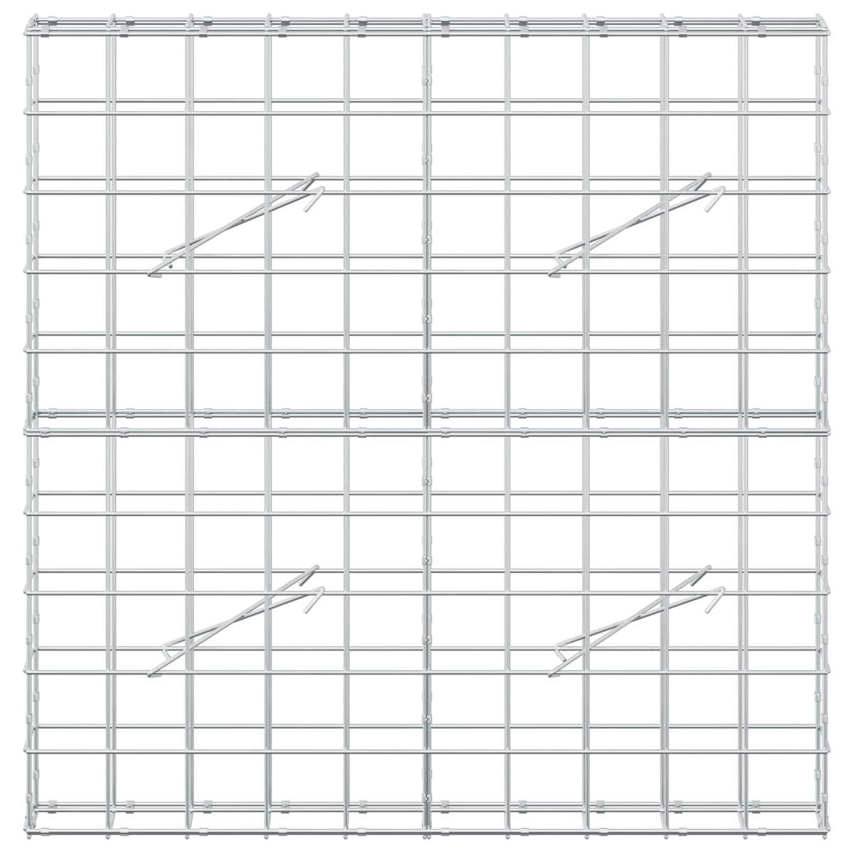 Gabion with 3.5 mm Wire and 10x10 cm Mesh 100x10x100 cm