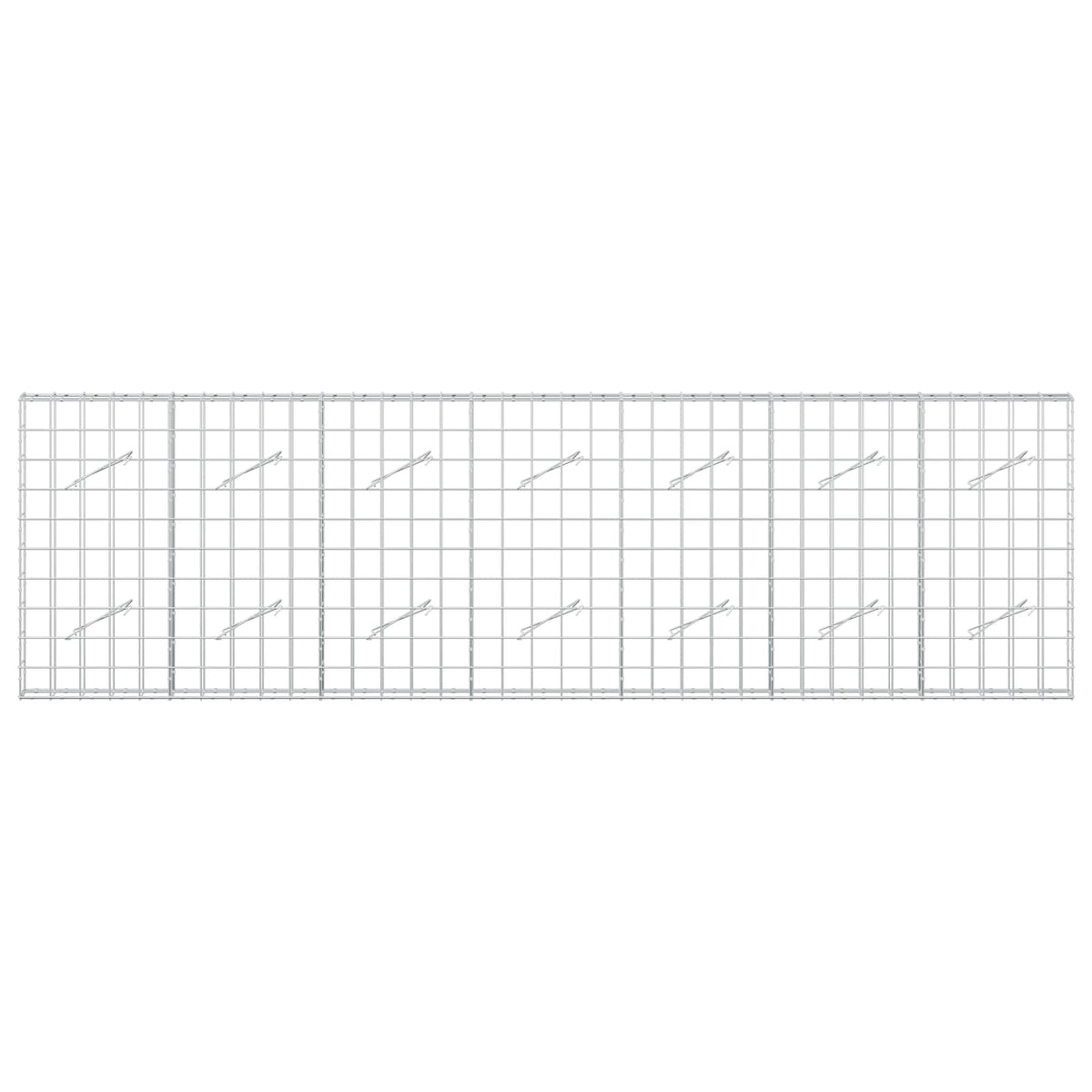 Gabion with 3.5 mm Wire and 10x10 cm Mesh 350x10x100 cm