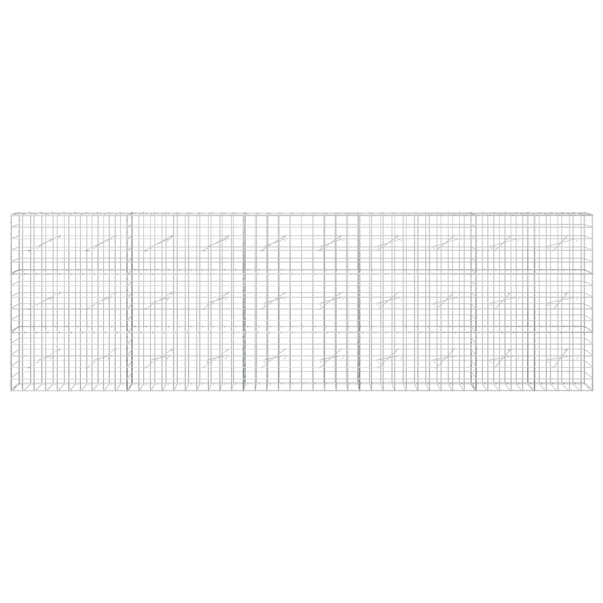 Gabion with 3.5 mm Wire and 10x10 cm Mesh 500x10x150 cm
