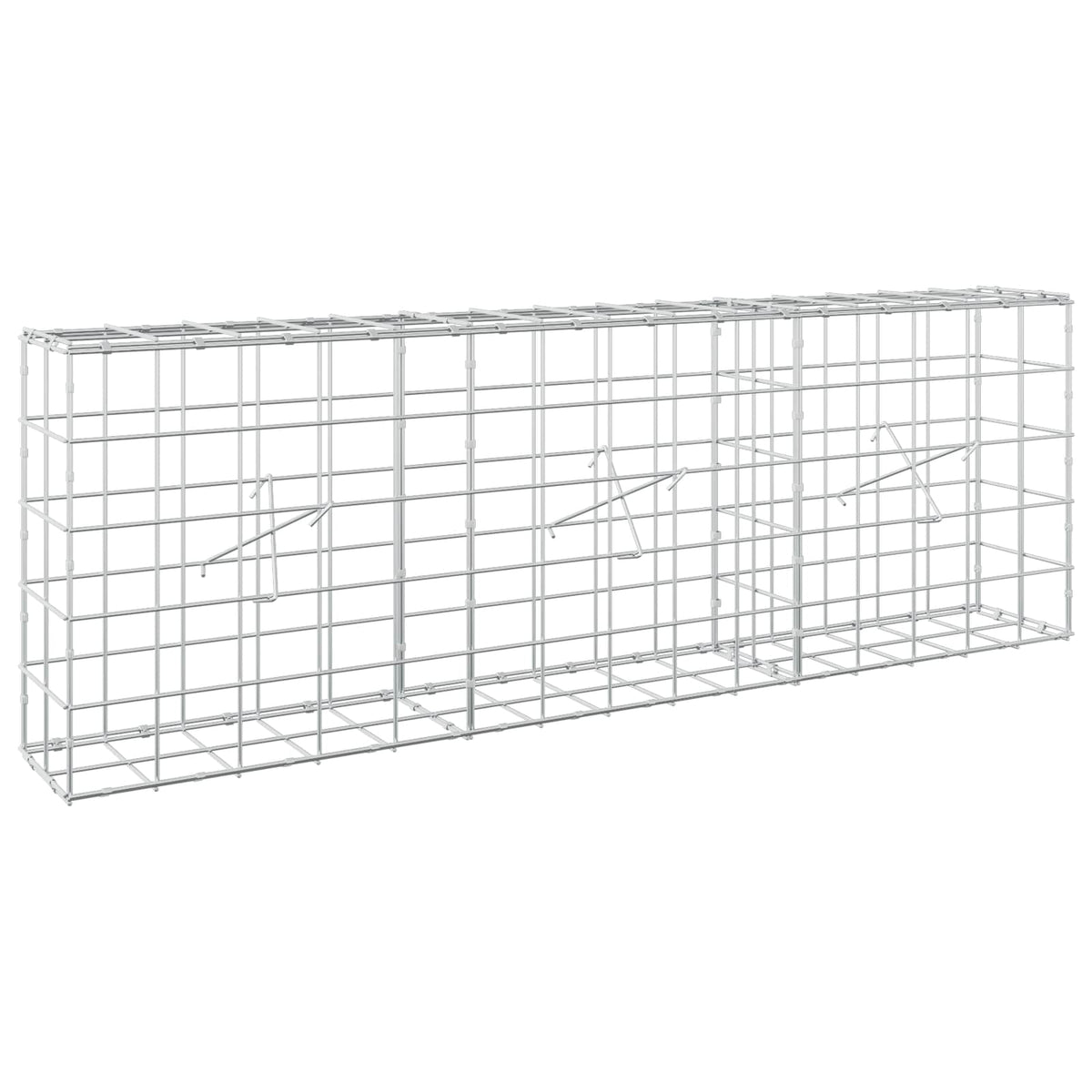 Gabion with 3.5 mm Wire and 10x10 cm Mesh 150x20x50 cm