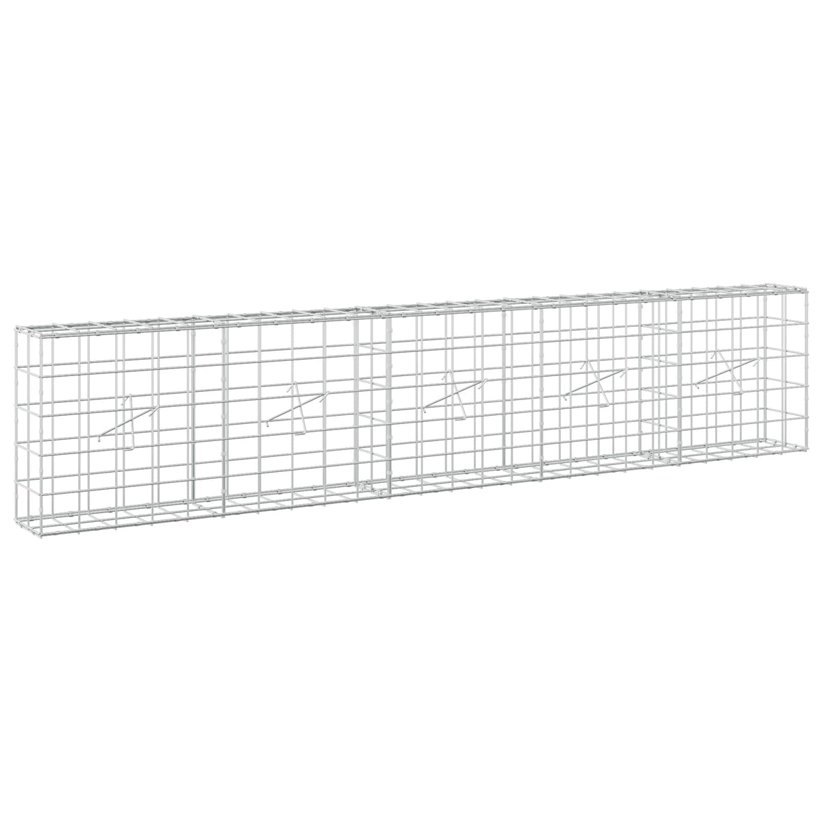 Gabion with 3.5 mm Wire and 10x10 cm Mesh 250x20x50 cm