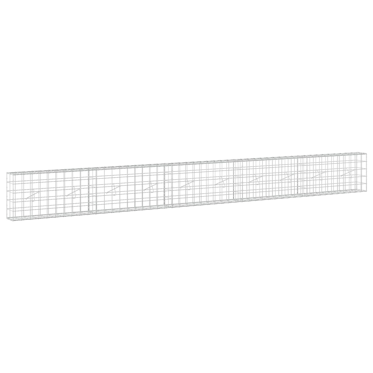 Gabion with 3.5 mm Wire and 10x10 cm Mesh 500x20x50 cm