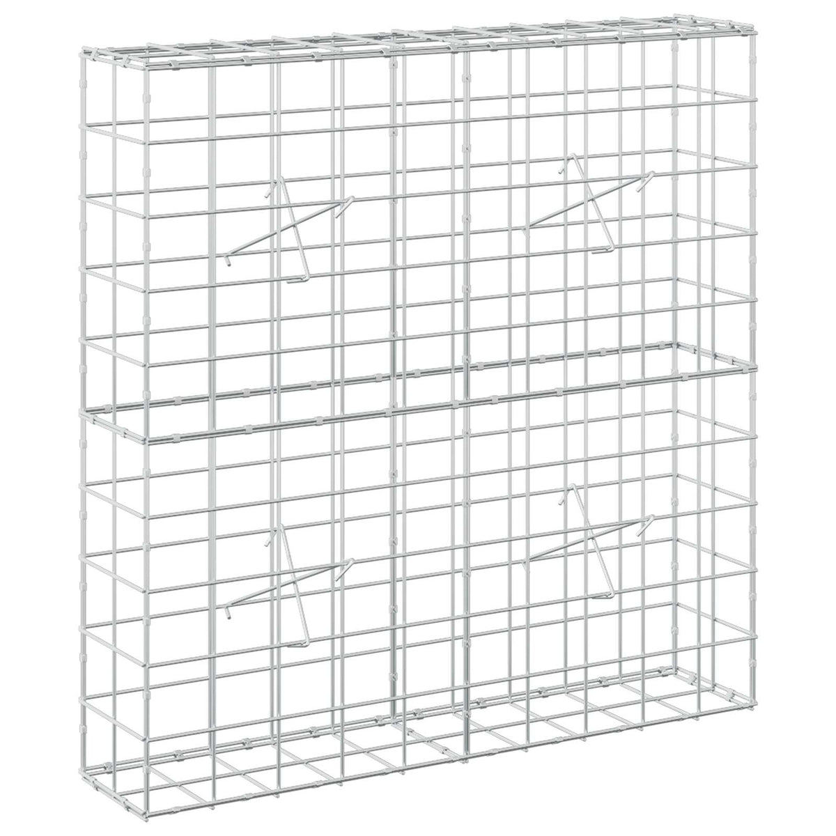 Gabion with 3.5 mm Wire and 10x10 cm Mesh 100x20x100 cm