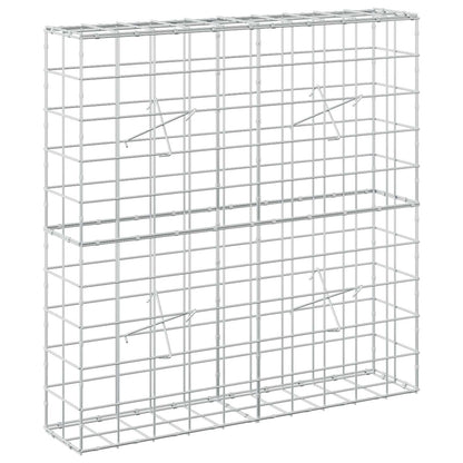 Gabion with 3.5 mm Wire and 10x10 cm Mesh 100x20x100 cm