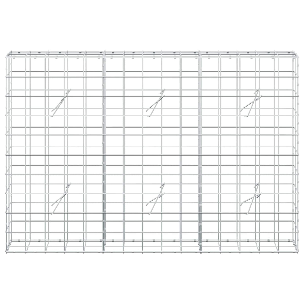 Gabion with 3.5 mm Wire and 10x10 cm Mesh 150x20x100 cm