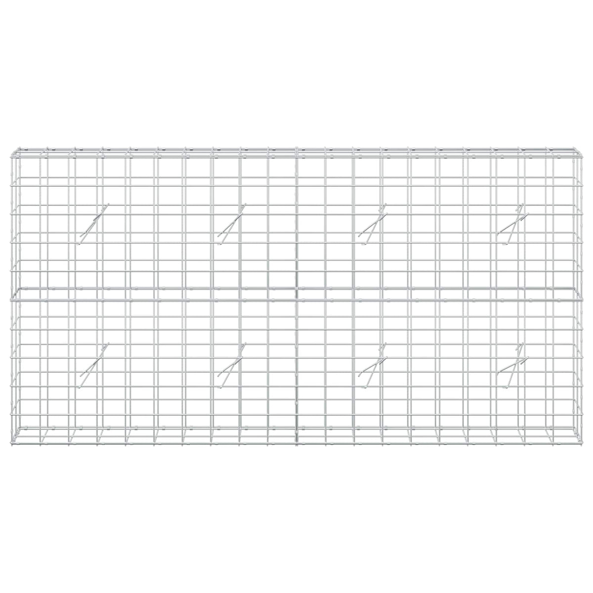 Gabion with 3.5 mm Wire and 10x10 cm Mesh 200x20x100 cm