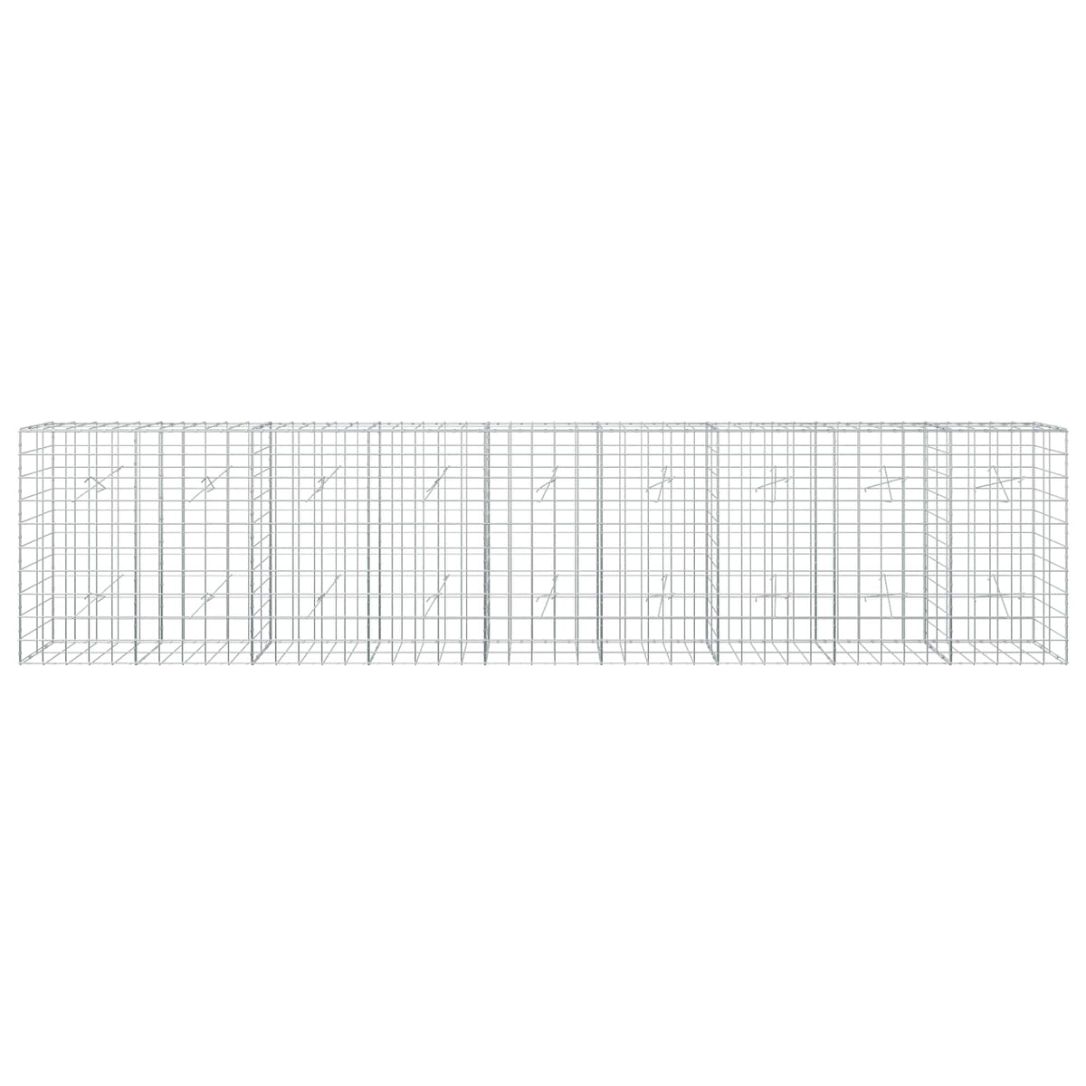 Gabion with 3.5 mm Wire and 10x10 cm Mesh 450x20x100 cm