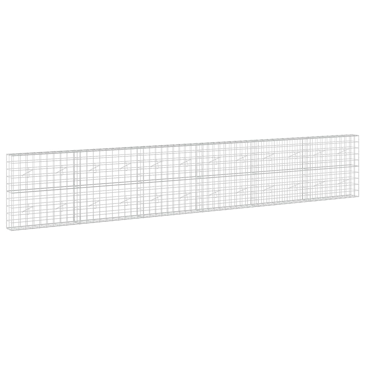 Gabion with 3.5 mm Wire and 10x10 cm Mesh 600x20x100 cm