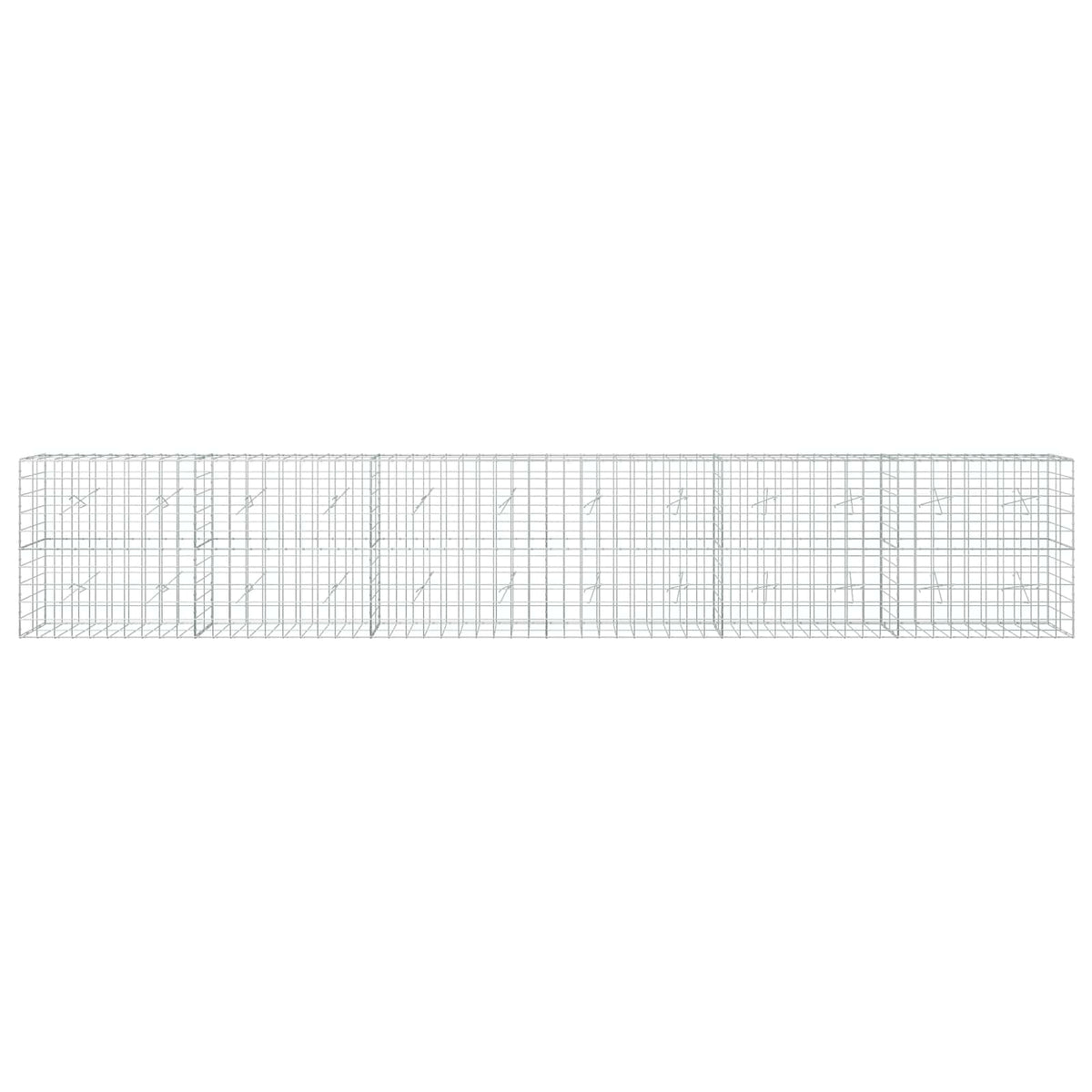 Gabion with 3.5 mm Wire and 10x10 cm Mesh 600x20x100 cm