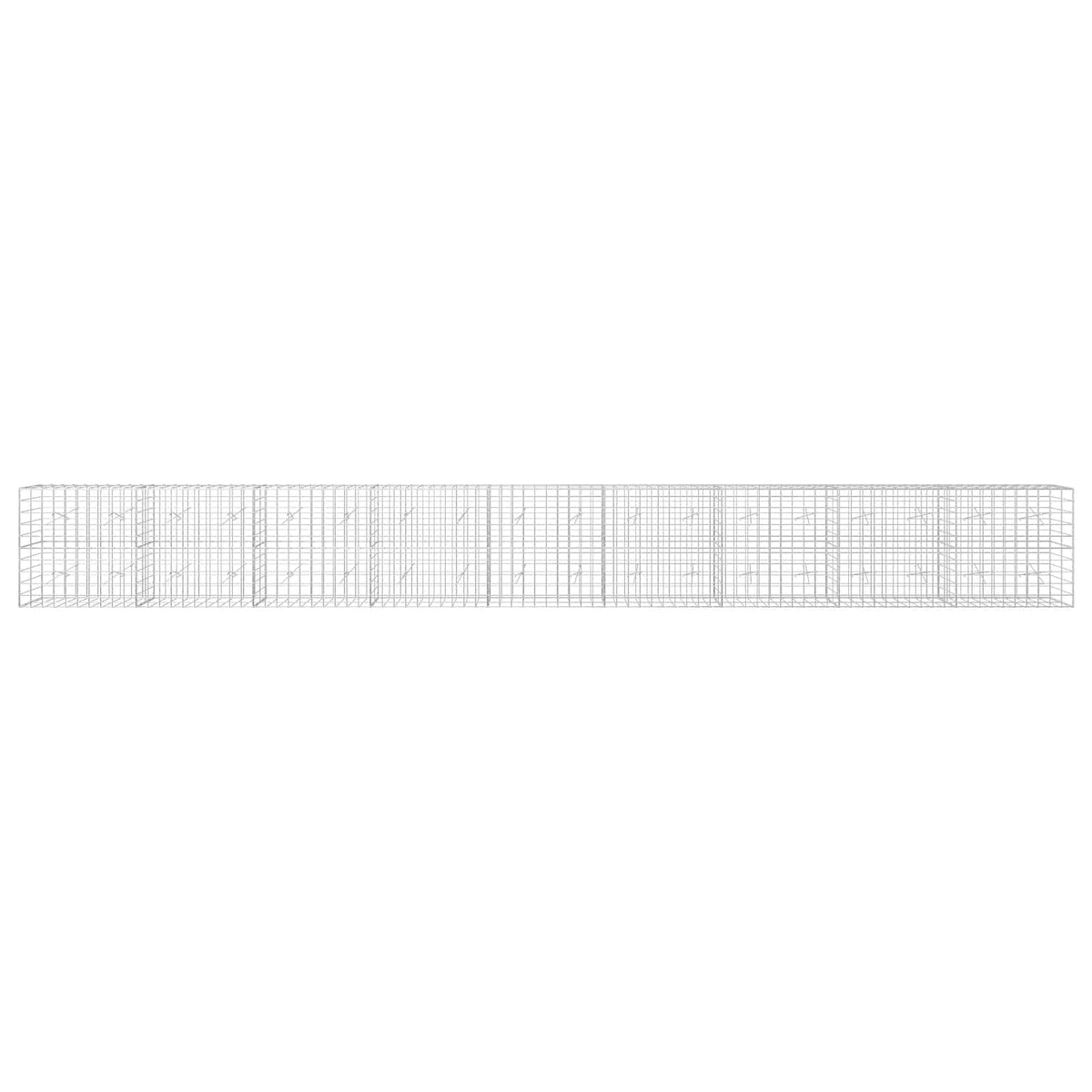 Gabion with 3.5 mm Wire and 10x10 cm Mesh 900x20x100 cm