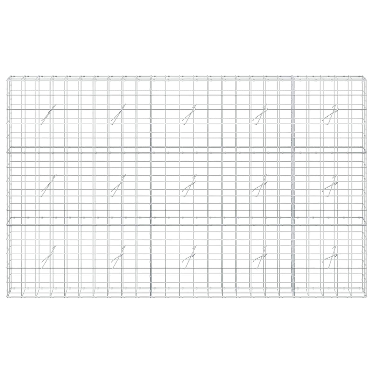 Gabion with 3.5 mm Wire and 10x10 cm Mesh 250x20x150 cm