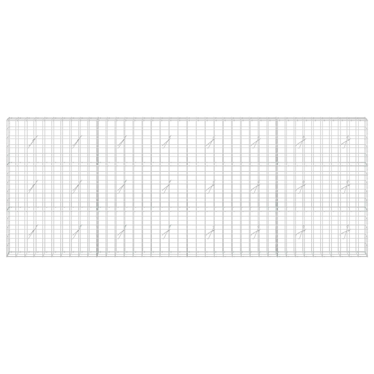 Gabion with 3.5 mm Wire and 10x10 cm Mesh 400x20x150 cm