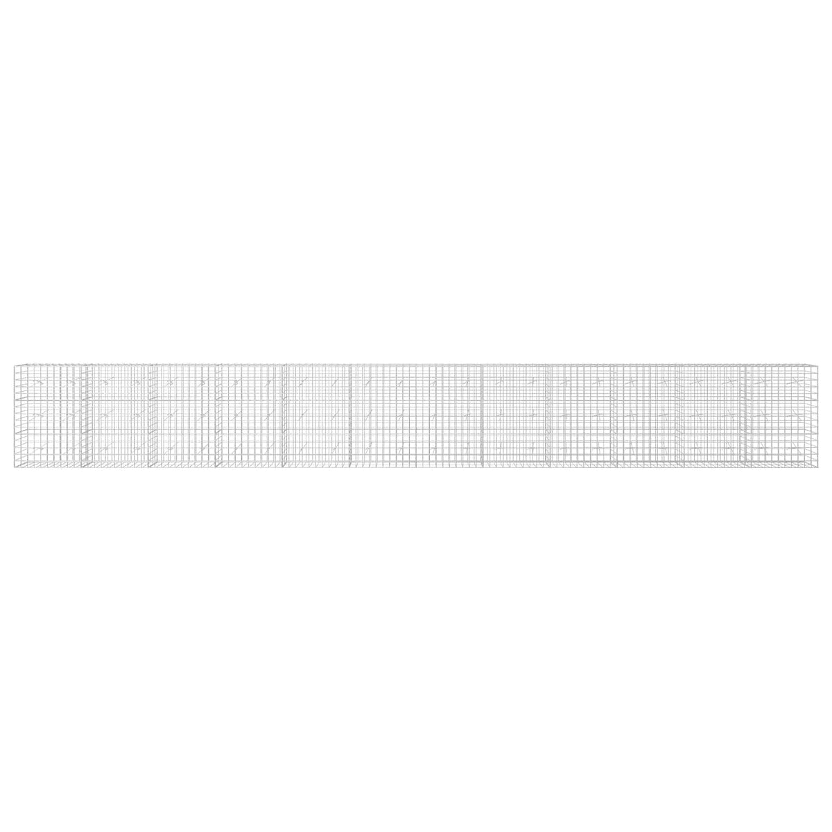 Gabion with 3.5 mm Wire and 10x10 cm Mesh 1200x20x150 cm