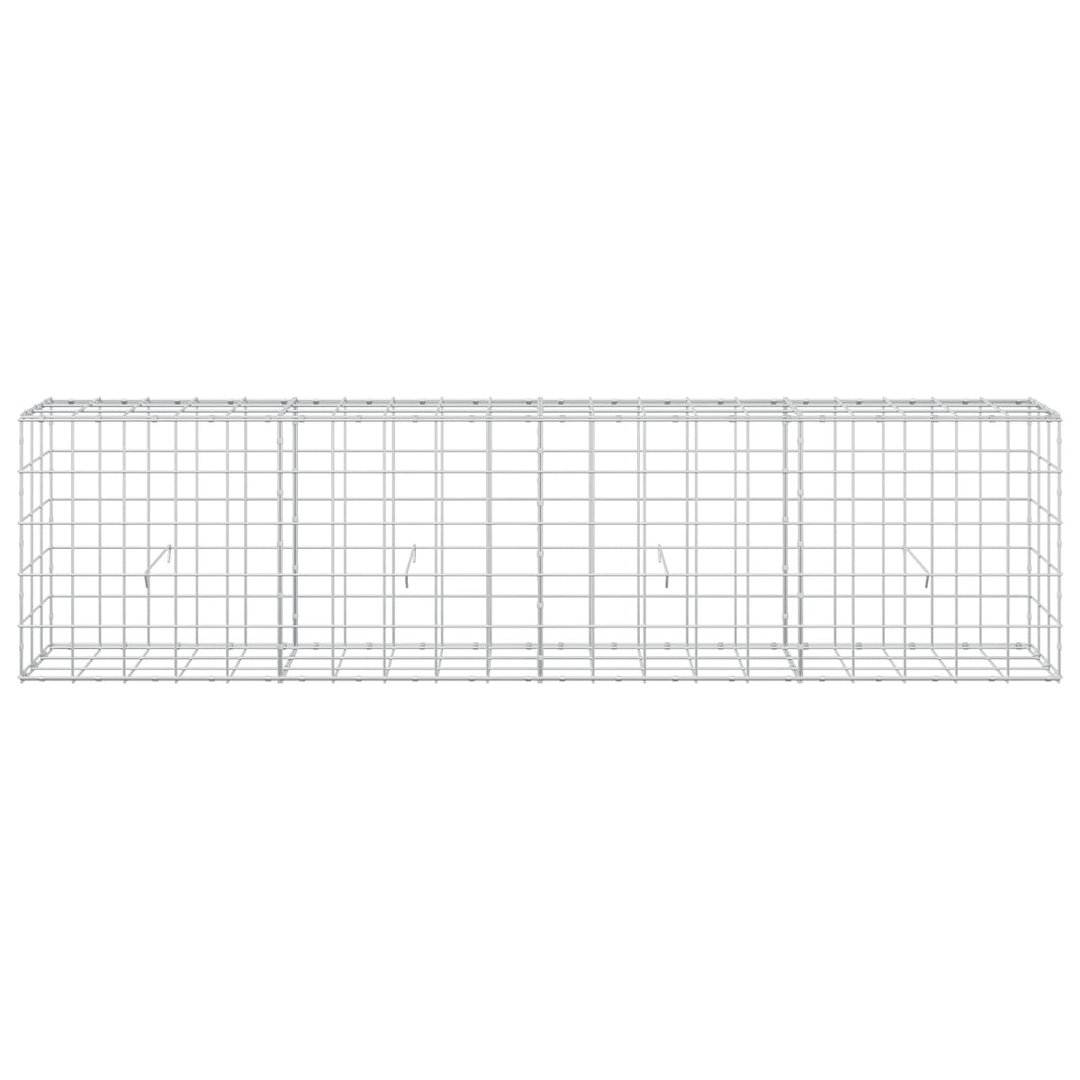Gabion with 3.5 mm Wire and 10x10 cm Mesh 200x30x50 cm