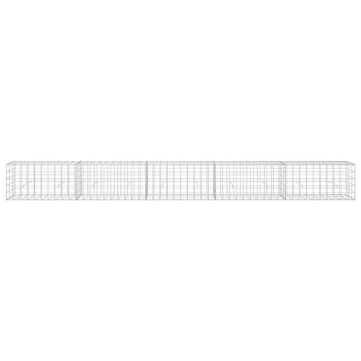 Gabion with 3.5 mm Wire and 10x10 cm Mesh 500x30x50 cm
