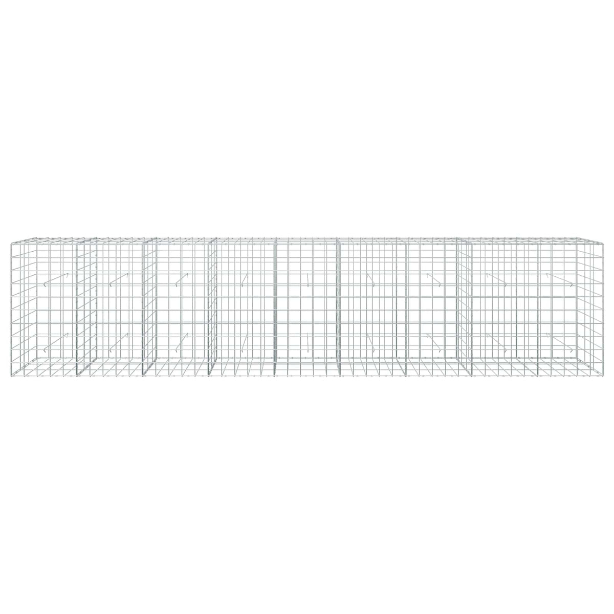Gabion with 3.5 mm Wire and 10x10 cm Mesh 450x30x100 cm
