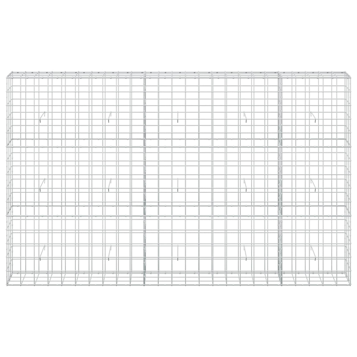 Gabion with 3.5 mm Wire and 10x10 cm Mesh 250x30x150 cm