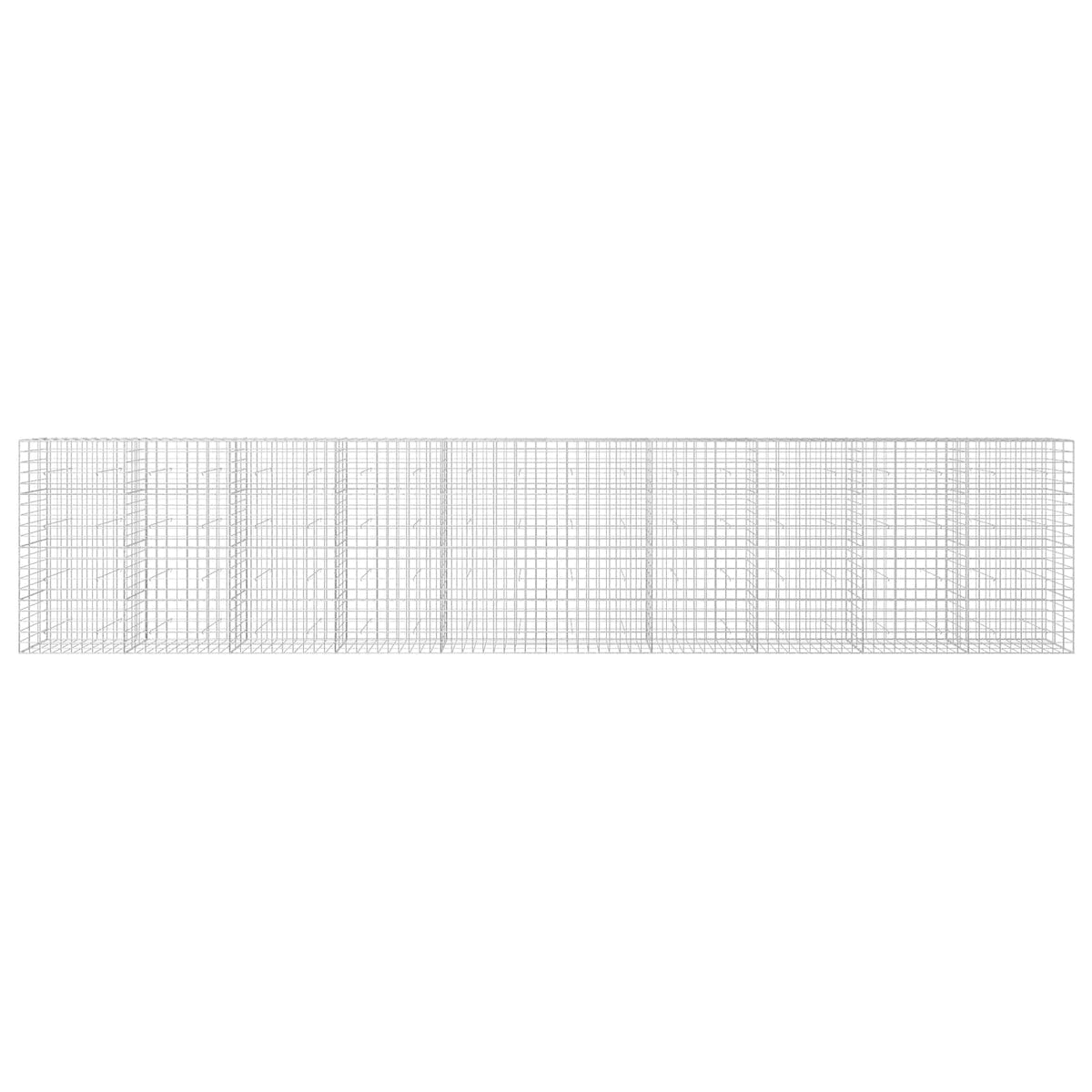 Gabion with 3.5 mm Wire and 10x10 cm Mesh 1000x30x200 cm