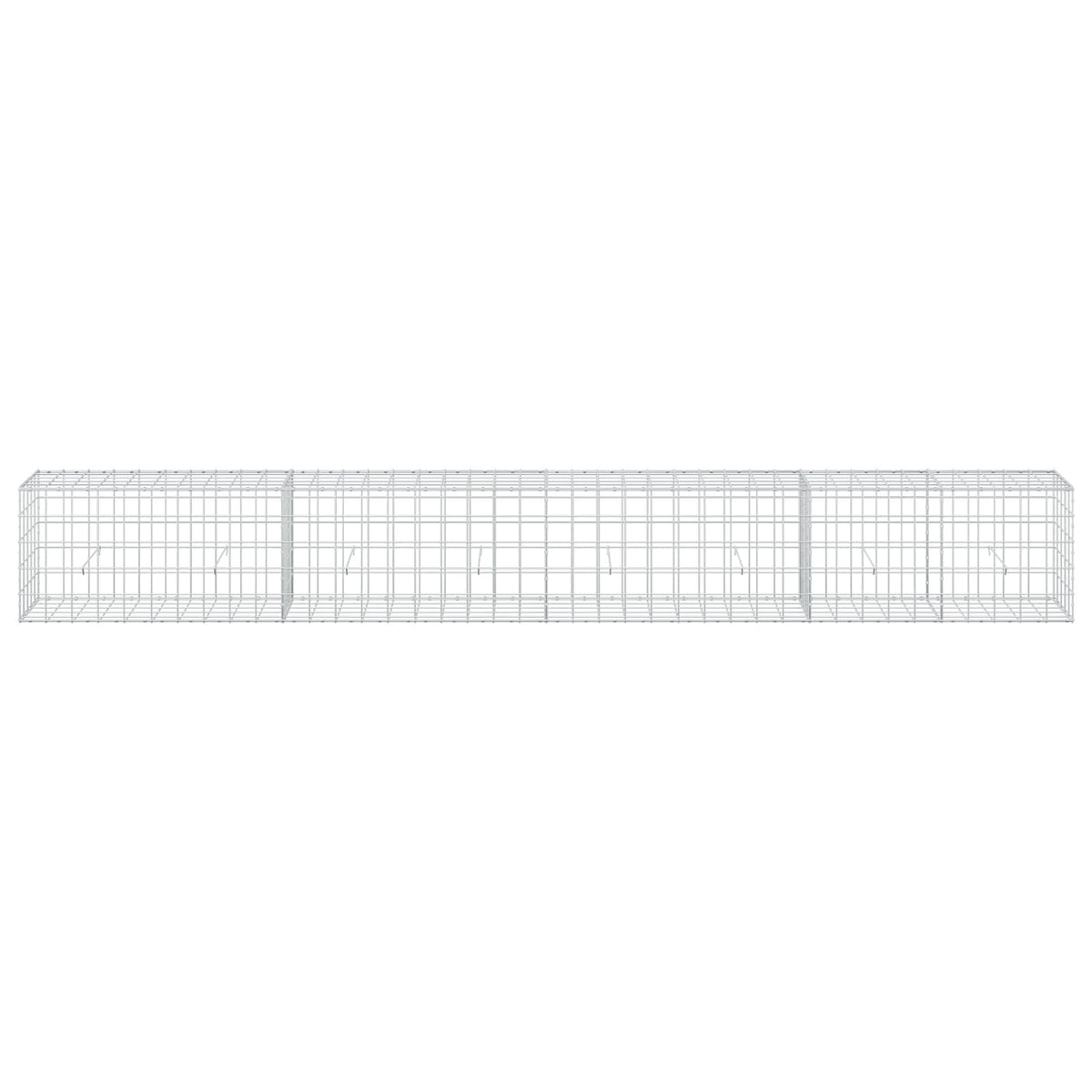 Gabion with 3.5 mm Wire and 10x10 cm Mesh 400x50x50 cm