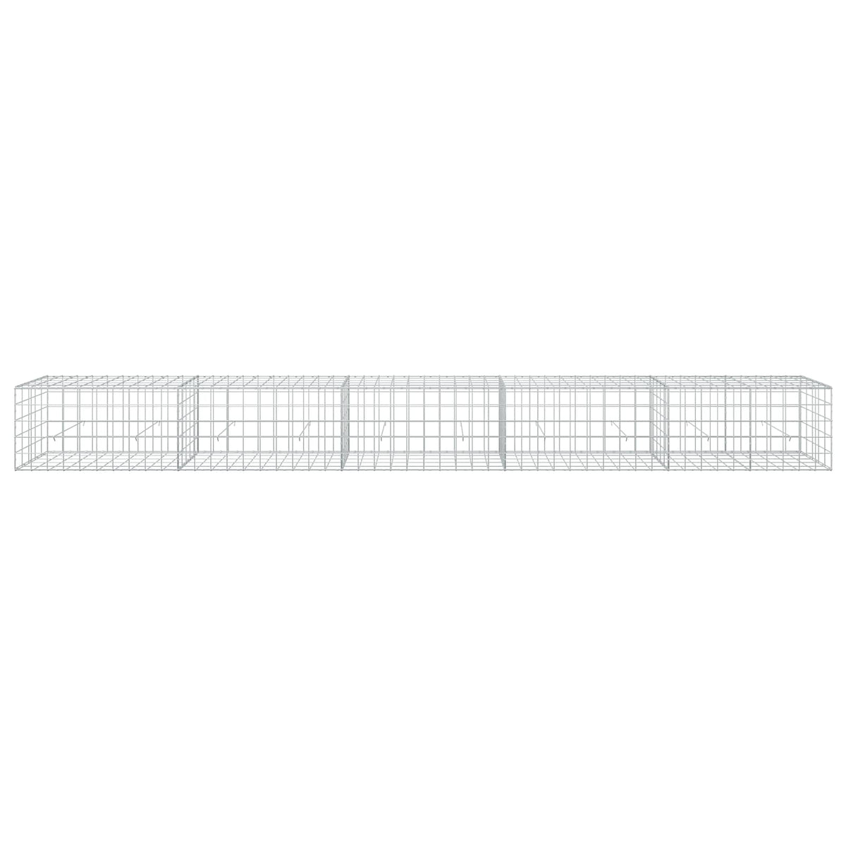 Gabion with 3.5 mm Wire and 10x10 cm Mesh 500x50x50 cm