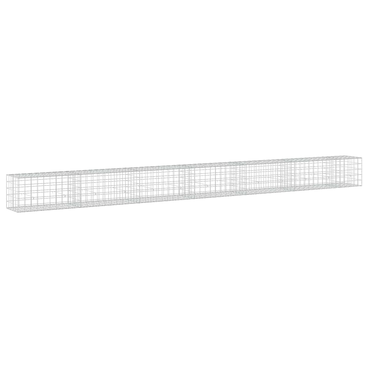 Gabion with 3.5 mm Wire and 10x10 cm Mesh 650x50x50 cm