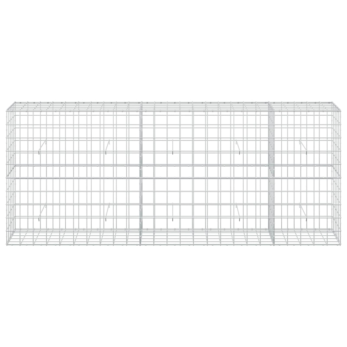 Gabion with 3.5 mm Wire and 10x10 cm Mesh 250x50x100 cm