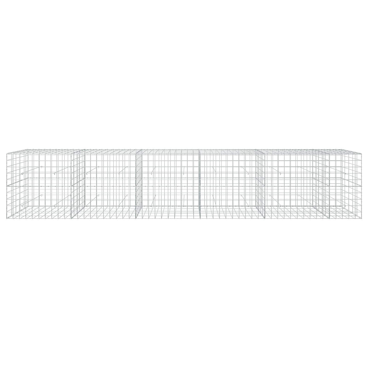 Gabion with 3.5 mm Wire and 10x10 cm Mesh 550x50x100 cm