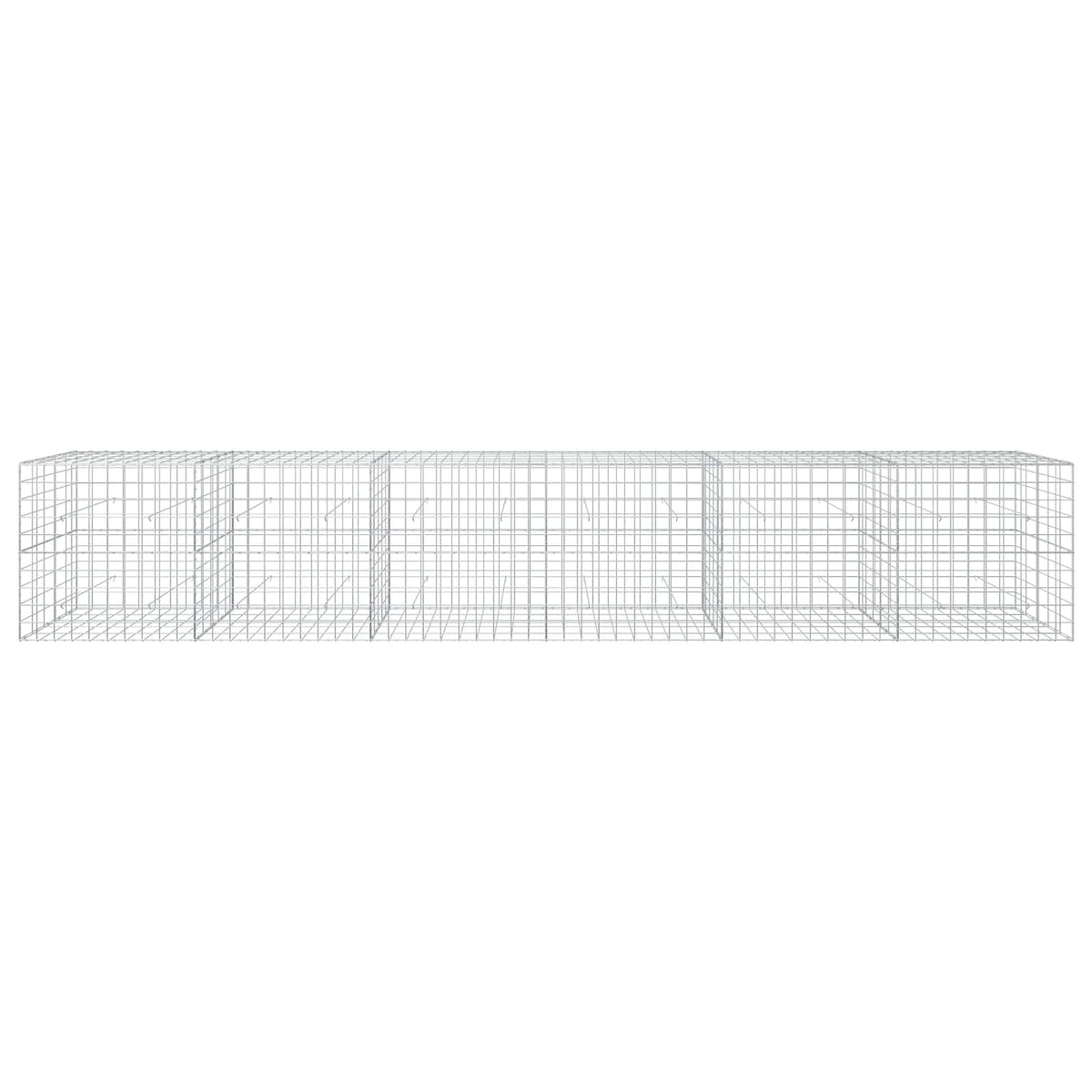 Gabion with 3.5 mm Wire and 10x10 cm Mesh 600x50x100 cm