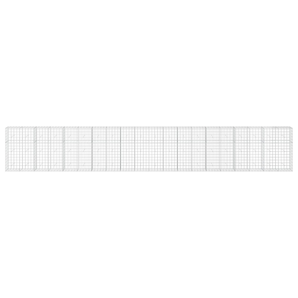 Gabion with 3.5 mm Wire and 10x10 cm Mesh 1000x50x150 cm