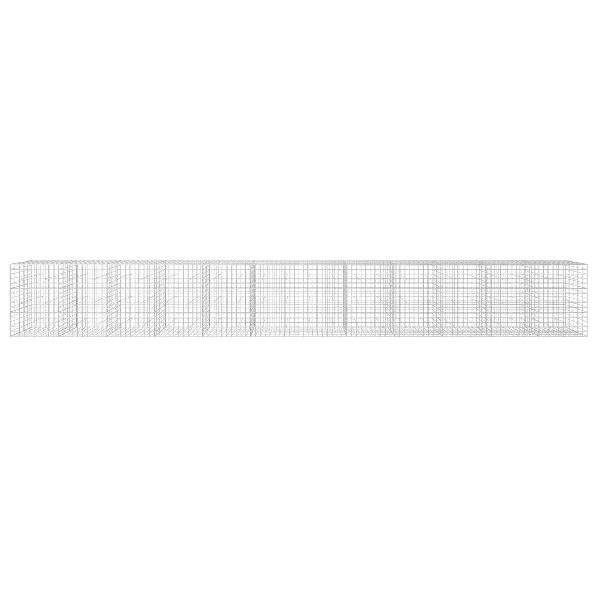 Gabion with 3.5 mm Wire and 10x10 cm Mesh 1200x50x150 cm